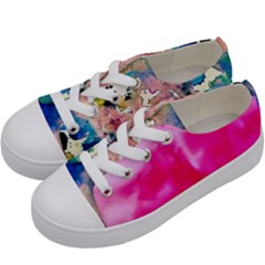 Complementary Contrast Kids  Low Top Canvas Sneakers by ginnyden