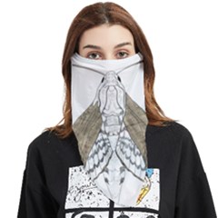 Surreal Moth At Night Face Covering Bandana (triangle) by GretaBerlin