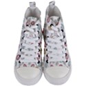 Happy Doodle Laugh Women s Mid-Top Canvas Sneakers View1