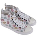 Happy Doodle Laugh Women s Mid-Top Canvas Sneakers View3