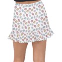 Happy Doodle Laugh Fishtail Mini Chiffon Skirt View2