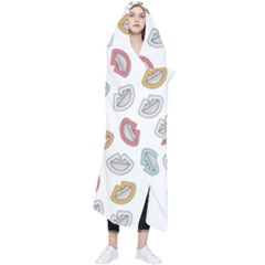 Happy Doodle Laugh Wearable Blanket by tmsartbazaar