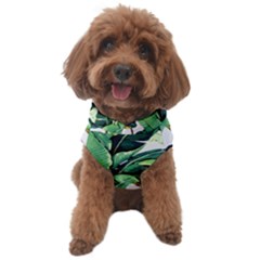 Tropical Banana Leaves Dog Sweater by goljakoff