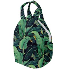 Night Tropical Banana Leaves Travel Backpacks by goljakoff