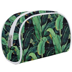 Night Tropical Banana Leaves Makeup Case (large) by goljakoff