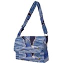 Seagull Flying Over Sea, Montevideo, Uruguay Full Print Messenger Bag (S) View1