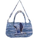 Seagull Flying Over Sea, Montevideo, Uruguay Removal Strap Handbag View1