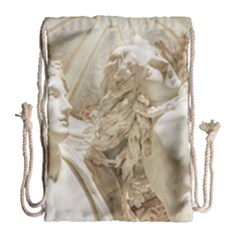 Apollo And Daphne Bernini Masterpiece, Italy Drawstring Bag (large) by dflcprintsclothing