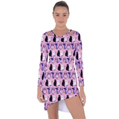 Halloween Asymmetric Cut-out Shift Dress by Sparkle