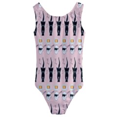 Halloween Kids  Cut-out Back One Piece Swimsuit