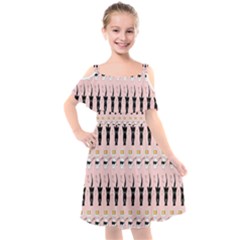 Halloween Kids  Cut Out Shoulders Chiffon Dress by Sparkle