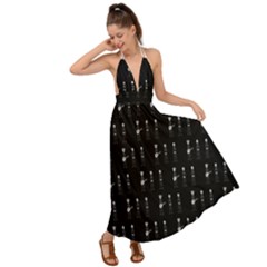 Halloween Backless Maxi Beach Dress by Sparkle