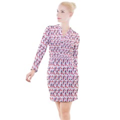 Halloween Button Long Sleeve Dress by Sparkle