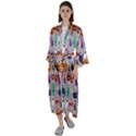 Halloween Maxi Satin Kimono View1