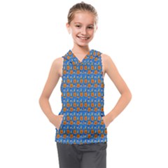 Halloween Kids  Sleeveless Hoodie by Sparkle