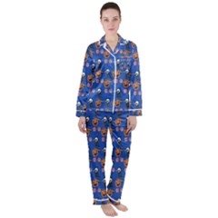 Halloween Satin Long Sleeve Pyjamas Set by Sparkle