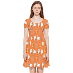 Halloween Inside Out Cap Sleeve Dress by Sparkle