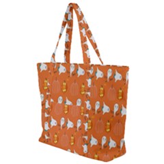 Halloween Zip Up Canvas Bag by Sparkle