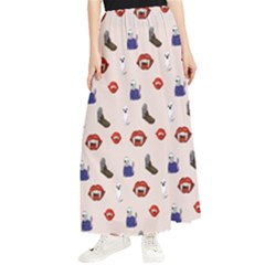 Halloween Maxi Chiffon Skirt