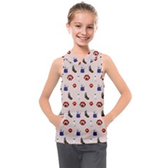 Halloween Kids  Sleeveless Hoodie by Sparkle