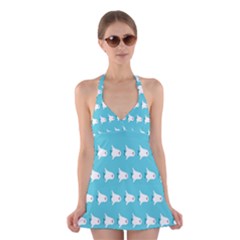 Halloween Halter Dress Swimsuit 