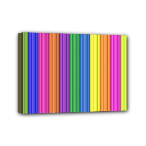 Colorful Spongestrips Mini Canvas 7  X 5  (stretched) by Sparkle