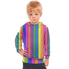 Colorful Spongestrips Kids  Hooded Pullover by Sparkle