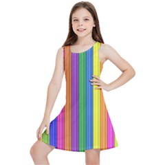 Colorful Spongestrips Kids  Lightweight Sleeveless Dress by Sparkle