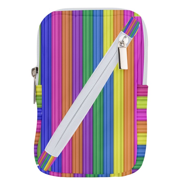 Colorful Spongestrips Belt Pouch Bag (Large)