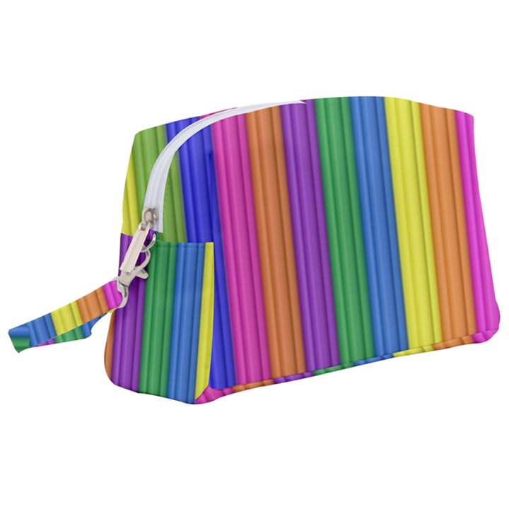 Colorful Spongestrips Wristlet Pouch Bag (Large)