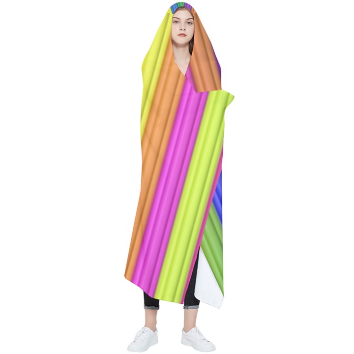 Colorful Spongestrips Wearable Blanket