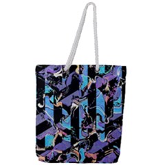 Eyesore  Full Print Rope Handle Tote (large) by MRNStudios