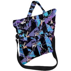 Eyesore  Fold Over Handle Tote Bag by MRNStudios