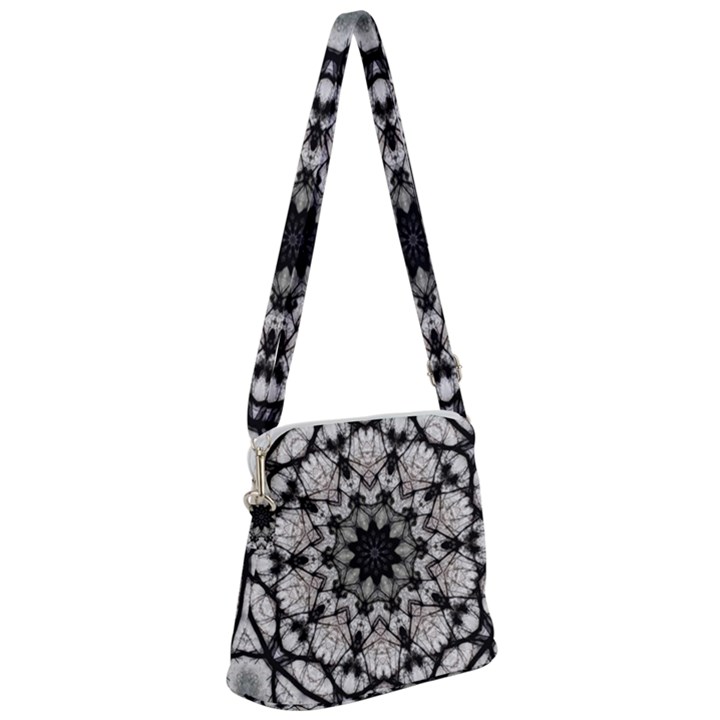 Evil Mandala  Zipper Messenger Bag