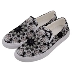 Evil Mandala  Men s Canvas Slip Ons by MRNStudios