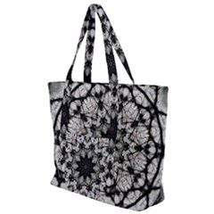 Evil Mandala  Zip Up Canvas Bag by MRNStudios