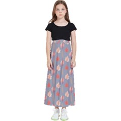 Auntumn Pretty Leaves Pattern Kids  Skirt by designsbymallika