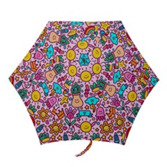 Colourful Funny Pattern Mini Folding Umbrellas by designsbymallika