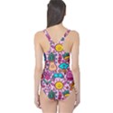 Colourful Funny Pattern One Piece Swimsuit View2