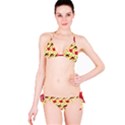 Cute Leaf Pattern Classic Bikini Set View3