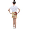 Cute Leaf Pattern Kids  Tennis Skirt View2