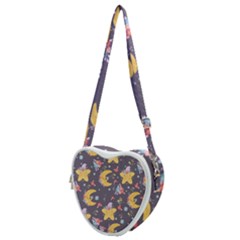 Goodnight Heart Shoulder Bag by designsbymallika