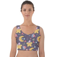 Goodnight Velvet Crop Top by designsbymallika