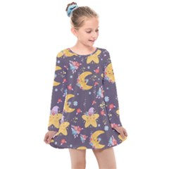 Goodnight Kids  Long Sleeve Dress by designsbymallika