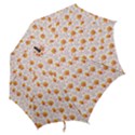 Orange Pink Tree Pattern Hook Handle Umbrellas (Medium) View2