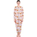 Orange Pink Tree Pattern OnePiece Jumpsuit (Ladies)  View1