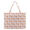 Orange Pink Tree Pattern Medium Tote Bag View1