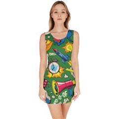 Cartoon Pattern Bodycon Dress by designsbymallika