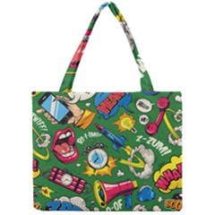 Cartoon Pattern Mini Tote Bag by designsbymallika