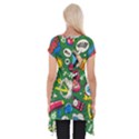 Cartoon Pattern Short Sleeve Side Drop Tunic View2